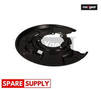 SPLASH PANEL, BRAKE DISC FOR BMW E81 E87 F20 MAXGEAR 19-3584 FITS REAR AXLE LEFT