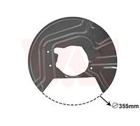 SPLASH GUARD BRAKE DISC 0680371 FOR BMW X3/SAV/E83 N47D20C/A N46B20B M47D20 2.0L