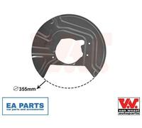 Splash Panel, brake disc for BMW E83 VAN WEZEL 0680372 fits Front Axle Right