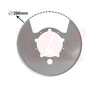 SPLASH PANEL, BRAKE DISC FOR IVECO DAILY VAN WEZEL 2815375 FITS REAR AXLE
