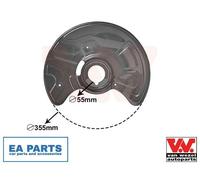 Splash Panel, brake disc for MERCEDES-BENZ C219 W211 VF211 VAN WEZEL 3041372