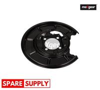 SPLASH PANEL, BRAKE DISC FOR MERCEDES-BENZ MAXGEAR 19-3434 FITS REAR AXLE LEFT