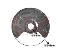 SPLASH PANEL, BRAKE DISC FOR MERCEDES-BENZ VAN WEZEL 3041371