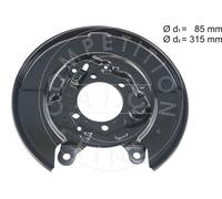 Brake disc cover Rear Axle Left Zinc-coated 58270 AIC for NISSAN RENAULT