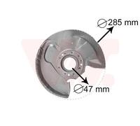 SPLASH PANEL, BRAKE DISC FOR OPEL VAN WEZEL 3758372 FITS FRONT AXLE RIGHT