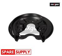 SPLASH PANEL, BRAKE DISC FOR VW BORA GOLF MAXGEAR 19-3270 FITS REAR AXLE LEFT