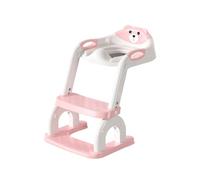 Splash Proof Kids Potty Seat Foldable Baby Toilet Training Ladder Step Stool Feature Function for Space Saving Toddler Potty Training Seat