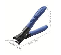 Splash-Proof Nail Clippers, Single-Headed Nail Clippers, Extra-Large Size for Thick, Hard Nails, Suitable for Home use.(Red)