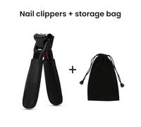 Splash-Proof Nail Clippers, Single-Headed Nail Clippers, Extra-Large Size for Thick, Hard Nails, Suitable for Home use.(Brown)