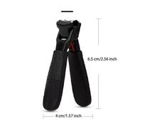 Splash-Proof Nail Clippers, Single-Headed Nail Clippers, Extra-Large Size for Thick, Hard Nails, Suitable for Home use.(Light Green)