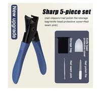 Splash-Proof Nail Clippers, Single-Headed Nail Clippers, Extra-Large Size for Thick, Hard Nails, Suitable for Home use.(Clear)