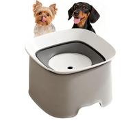 Splash-proof Water Bowl for Dogs - Drinking Dispenser Pet Bowl, Slow Dog Water Bowl, Alone Time Feeding Corner Dining Area in the Home, Kitchen, Living Room, Home