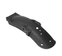 splash protection Black/Chrome Motorcycle Rear Retro Metal Fender Mudguard Cover Splash Guard For Suzuki GN125(Black)
