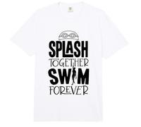 Splash Swim Forever Synchronized Swimming Synchro Swimmer Comfort Colors Adult Heavyweight T-Shirt