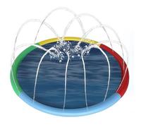 Splash Water Play Mat-Dog Swimming Pool |Folding Dog Pool,Sprinklers Spray Mat Splash Water, Fun Backyard Pet Water Toy Puppy Cooling Pad For Bath Yard Home Lake Beach Backyard Park Indoor Garden