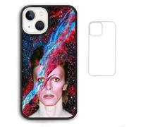 Splash Watercolour Red David Lightening Bolt Bowie Custom Black White Clear Compatible With iPhone 6 7 8 SE 2020 X XR XS 11 12 13 14 15 16 16E Pro Max Plus Mini Bumper Case Custom Personalised Name