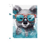 Splashart Koala In Glasses Jigsaw Puzzle Warren Reed - Designer Multi 500 Piece