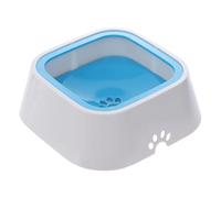 Splashless Pet Waterer - Anti-Overflow Bowl, Floating Lid | Spill-Free Hydration Dish, Travel Drip Tray Plus Non-Skid Feeder for Small Dogs Cats Indoor Home Use Kitchen Crate Floor Feeding Station