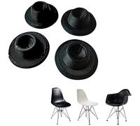 SplashNColor 16-Pack Chair Glides for Eames Eiffel Style Chairs, Durable Replacement Furniture Feet Easy to Install, Protects Floors from Scratches and Damage for Home and Office Use, Made in USA