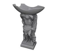 SplashNColor Atlas Statue Speaker Holder for Google Home Mini - Freestanding Decorative Stand | Friction Fit Grip | Unique Desk Display for Smart Home Accessories