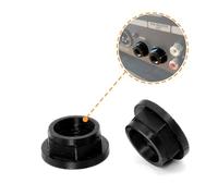 SplashNColor Black Jack Nuts Replacement Compatible with Roland 1/4" Jacks (Part #17041657) - Pre-Threaded M12x1 Non-Standard Threading, Hardware Nuts | Guitar Amp Replacement Parts - (2-Pack)