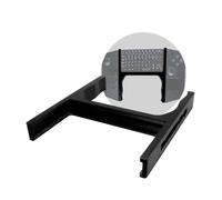 SplashNColor Controller Handle Compatible for LegionGo with Mini Bluetooth Keyboard Space for Rii518 BT Mini - Portable Handheld Grip Connector Holder for Video Game Console - ABS - Black