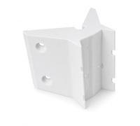 SplashNColor Corner Mount for Ubiquiti Unifi U6 Mesh & FlexHD Access Points - Outdoor Wall Bracket | Tool-Free Slide-in Design | Space-Saving 90-Degree Installation for WiFi Coverage