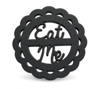 SplashNColor Eat Me Cookie Cutter - Fun Novelty Baking Tool for Themed Parties | Sharp Cutting Edges for Clean Shapes | Easy-Release Dough Cutter for Cookies Fondant and Crafts