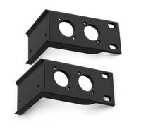 SplashNColor Left Rack Ears for Behringer Uphoria UMC404HD Audio Interface - 2 Pack Rack Mount Kit | Secure Friction Fit with Screw Holes | Standard 19-Inch Rack Compatible Mounting