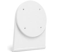 SplashNColor No Drill Camera Mount Bracket, Compatible with Ring Spotlight Pro- Wireless Security Holder for Outside Wall - Accessories Outdoor House, Mounts on Vinyl siding, includes hardware (White)