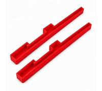 SplashNColor Track Saw End Cap Covers for Ridgid R48630B Rails - Snap-On Track Protectors | Prevent Edge Damage During Transport | 2-Pack Replacement Insert Set for Woodworking