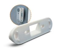 SplashNColor Video Doorbell Wedge Angle Mount Bracket Compatible with SimpliSafe - Durable Simplisafe Doorbell Mount for 30 Degree Adjustable Viewing - Secure Camera Mount Holder for Apartment Entry