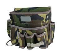 Splashproof Tool Bag Multifunctional Waist Bag Multiple Pockets Technician & Electrician Tool Bag with Adjustable Belt