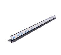 Splashwall Alloy Anthracite Aluminium External Worktop Corner Joint (H)600mm (W)4mm