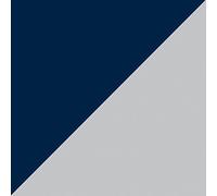 Splashwall Alloy Gloss Starry Night Blue & Urban Grey Glass Effect Laminate Adhesive Double-Sided Bathroom Splashback (H)25Cm (W)60Cm