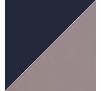 Splashwall Alloy Matt Deep Sea Blue & Smoked Rose Aluminium Double-Sided Bathroom Splashback (H)25Cm (W)60Cm