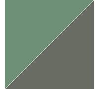 Splashwall Alloy Matt Sea Foam Green & Battleship Grey Aluminium Double-Sided Bathroom Splashback (H)25Cm (W)40Cm