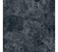 Splashwall Black Stone Effect Aluminium Splashback, (H)800mm (W)600mm (T)4mm