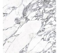 Splashwall Black & White Greek Marble Effect Mdf Splashback, (H)600mm (W)2440mm (T)10mm
