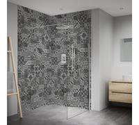 Splashwall Elite 2 Panel Mpc Wall Panel Kit (L)2420mm (W)1200mm - Abruzzo