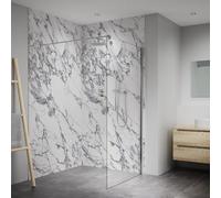 Splashwall Elite 2 Panel Mpc Wall Panel Kit (L)2420mm (W)1200mm - Marmo Migliore
