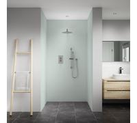 Splashwall Elite 3 Panel Composite Wall Panel Kit (L)2420mm (W)1200mm - Mint Green