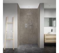 Splashwall Elite 3 Panel Composite Wall Panel Kit (L)2420mm (W)1200mm - Vena Stone