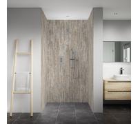 Splashwall Elite 3 Panel Mpc Wall Panel Kit (L)2420mm (W)1200mm - Tomenta