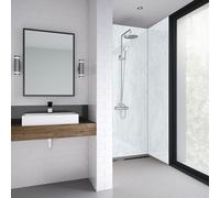 Splashwall Impressions 2 Panel Medite Exterior Grade Mdf Panel Kit (W)1200mm - Blue Spa