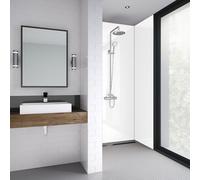 Splashwall Impressions 2 Panel Medite Exterior Grade Mdf Panel Kit (W)1200mm - White Gloss