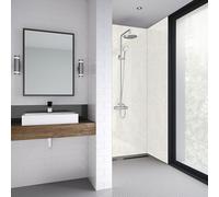 Splashwall Impressions 2 Panel Medite Exterior Grade Mdf Panel Kit (W)1200mm - White Reflex
