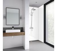 Splashwall Impressions 3 Panel Medite Exterior Grade Mdf Panel Kit (W)1200mm - White Gloss