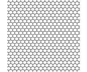 Splashwall Matt White Mosaic Acrylic Splashback, (H)600mm (W)2440mm (T)4mm