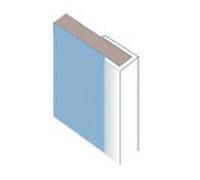 Splashwall Polished Panel End Cap (L)2420mm - Silver Effect